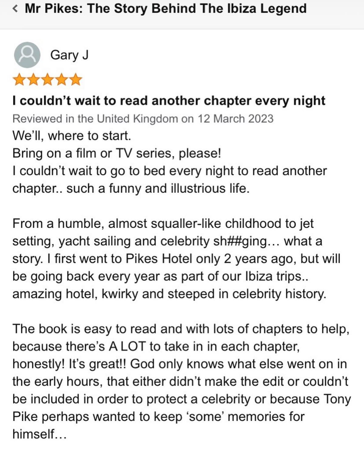 MR PIKES: THE STORY BEHIND THE IBIZA LEGEND